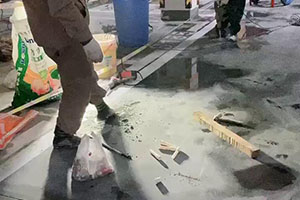 阳泉地下车库堵漏施工视频